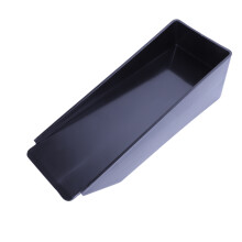 2 Pcs Professional Deluxetexas Hold'Em Baccarat Poker Dealer Poker Card Shoe 1-6 Optionally Deputy(Black & Transparent)