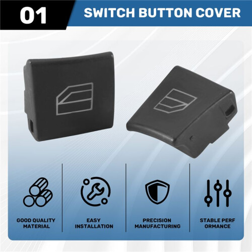 Master Window  Button Cover Cap for - C-Class W204 S204 W212 W246 W166 W463 E-Class E200 E220 E250 1