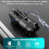 Flashlight Tactical  Rechargeable Laser Extremely Bright Outdoor Accessories Portable Lighting Silver 2