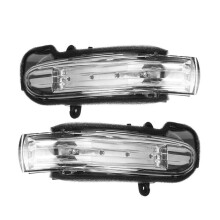 1 Par de Lâmpada Indicadora de Espelho Retrovisor LED Luz de Seta para - W203 C203 2003-2007 A2038201521 A203820162