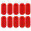10Pcs Red Interior Door Panel Warning Light Cap Reflector for  Beetle Caddy  6Q0947419 1