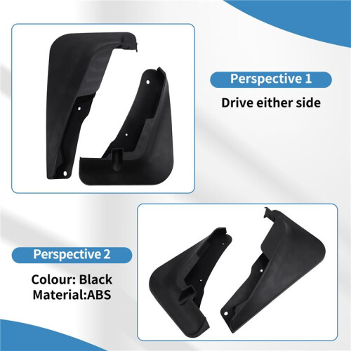 4pcs Mudguards for  EX30 2024 Mud Flaps  Guards  Mud Flaps Front Rear Car Protection Accessories 2