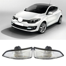 Car Rear Mirror Turn Signal Light Shell Without Light Bulb 261650002R 261656470R for Megane Scenic III