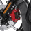Motorcycle Front Brake Caliper Covers Brake Caliper Screen Inserts for  Davidson Road King Electra Glide 6