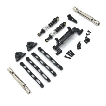 Pull Rod  Set for MNMODEL 1/12 MN82 LC79 MN78 Remote Control Car Parts Metal Upgrade Black