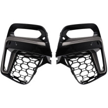 Protetor de Acabamento de Moldura de Grade de Farol de Neblina Dianteiro para X3 G01 X4 G01 G02 G08 2018-2020 (com Furo para Farol de Neblina)