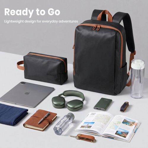 3-Piece Suitcase Set ,Suitcase, Backpack, Toiletry Bag 2