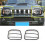 Car Headlight Protector Cover  Light Guard Cover Car  Lamp Trim for  Jimny 2007-2017 2