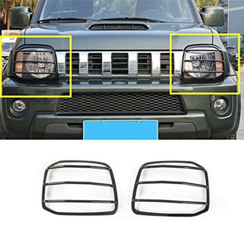 Car Headlight Protector Cover  Light Guard Cover Car  Lamp Trim for  Jimny 2007-2017 1