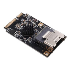 PCIe to 4-Port 6Gbps for SFF-8087 Expansion Card Straight Through for PCIe WiFi ASM1064 Chip Not for SAS