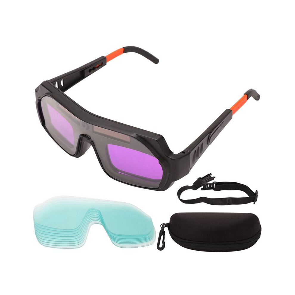 Auto Darkening Welding Goggle Solar Eye Safety Protective Pc Glasses For Soldering Eyes Goggles Welding Glasses Light 6032592029163