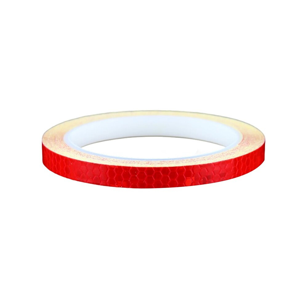 8M Car Reflective Tapes Reflectors Warning Tape Night Safety Sticker For Bicycle Car Motorcycle Red 6032318005433