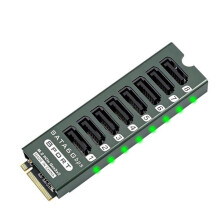 8-Port--3.0-Erweiterungskarte für M.2-PCIe-Steckplätze, Hochgeschwindigkeits--Controller mit 6 Gbit/S für Rechenzentren und Workstations