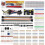 DIY Electronic Component Assorted for ,830 Point Breadboard,LED Diodes,Jumper Wires,Resistor and Capacitor Pack 1
