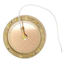 RK47 34-mm-Großmembran-Mikrofonkapsel mit Doppelseitiger, Vergoldeter Kondensatorkapsel für Studioaufnahmen
