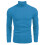 (Dark Blue, M) Grobstrickpullover für Herren mit Stehkragen, Langarm-Pullover für Herbst und Winter 3