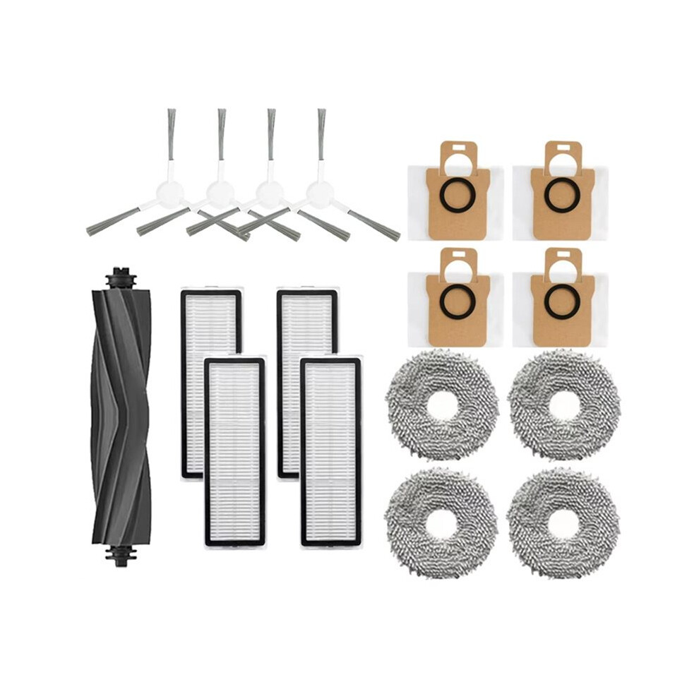 For Bot L10s Ultra L10 Ultra Robot Vacuum Cleaner Spare Parts Rubber Side Brush Hepa Filter Mop Rag Dust Bags 4714260973962