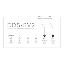 DD5-SV2 Effect Pedal Power Supply Fully Isolated Filter Ripple Noise Reduction High Power Digital Effector EU Plug
