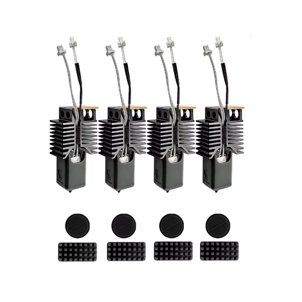 4Set For Snapmaker U1 3D Printer Hotend Accessories Snapmaker Integrated Hardened Steel Nozzle 0.2/0.4/0.6/0.8Mm 6032285072414