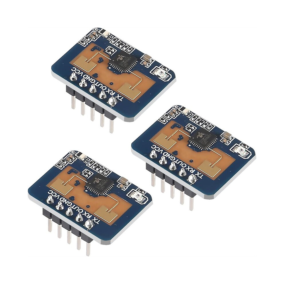 3Pcs Ld2410c Human Presence Sensor Module Hlk-Ld2410 Millimeter Wave Non-Contact 24Ghz Ism Band Serial Port 6033113243648