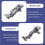 Filament Funnel Cleaning Tool for  AMS 2 Pro,Filament Detection Sensor Replacement Part with Circuit Board 6