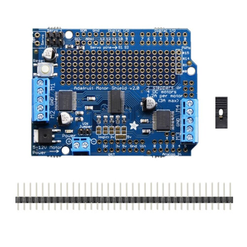 Adafruit Motor-/Schrittmotor-/Servo-Shield für  /Mega, Kit, V2.3, 1438 1