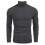 (Yellow, L) Grobstrickpullover für Herren mit Stehkragen, Langarm-Pullover für Herbst und Winter 5