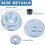 For  Lawnmower Accessories Upper and Lower Pressure Plates, Reverse Thread Nuts, Washers, and Protective Covers 4