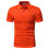 (White, L) Men's Summer Solid Polo Shirt Casual Plus Size Short Sleeve Tee 4