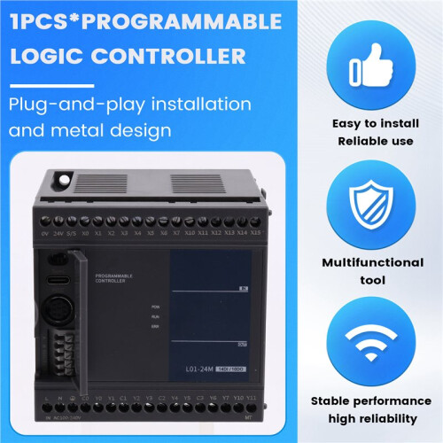 L01S-24MT 12di 12do Programmable Logic Controller Suitable for Industrial Factory Workshops 1