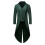 (Red, XXXL) Men's Long Sleeve Solid Button Irregular Tuxedo BC7928 5