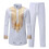 (Black, L) Spring Autumn Versatile Printed British Men's Suit TZ11 2