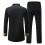 (Black, L) Spring Autumn Versatile Printed British Men's Suit TZ11 5