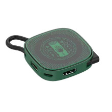 TV Docking Station for 2 Charging Dock with 4K -Compatible 2.0 USB 3.0 Port & PD Charging Adapter A