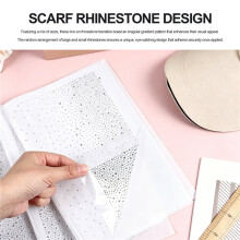 6 Sheets Iron Rhinestone Transfers Iron Crystal Transfer Patches Glitter Hotfix Rhinestone Decals for Clothing DIY