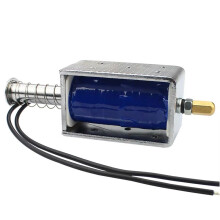 LY-1264B Eletroímã Push Pull Poderoso 12v Curso Solenóide 30mm Bobina Magnética Ímã Telescópico Elétrico