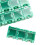 Kit  Scatole di Stoccaggio per Componenti Elettronici SMD SMT, Verde 6