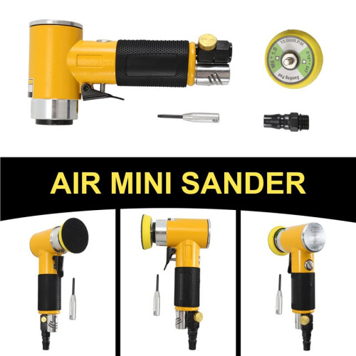 2 / 3Inch Air Sander Pneumatic Polisher Grinder Buffer Double Acting Track Polisher A 1