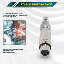Vac-U-Lock Air Quick Connector Adapter Change to 3XLR Interface Attachements Saw Machine Accessories Attachment