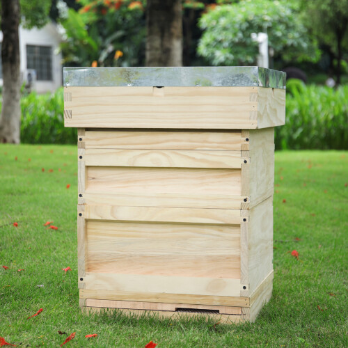 Living And Home Wooden Beehive Starter Kit