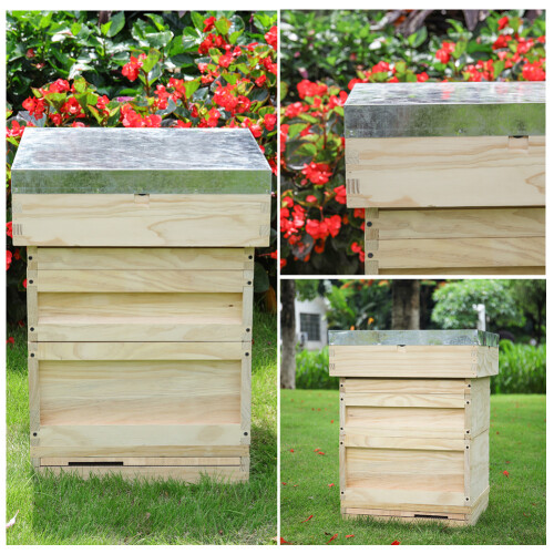 Living And Home Wooden Beehive Starter Kit 2