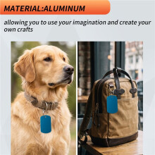 20Pcs of Metal Stamping Blank Aluminum Tags Multi-Color Metal Tags for Stamping, Engraving Blank Keychain for Engraving