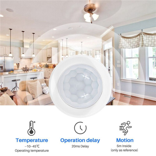 4X Tuya Zigbee PIR-Bewegingssensor Menselijk Lichaam Bewegingssensor  Life Control Werkt met Alexa  Home