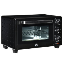 Horno Eléctrico Negro 46 x 38.5 x 29 cm