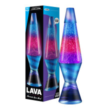 Lava Lamp Northern Lights 2160, Tri-colour Globe, Silver Glitter, Decorative Base and Cap, Original 14.5 inch LAVA Motion Lamp to Illuminate Your Mo