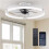 Ensenior Ceiling Fans with Lights and Remote 50cm Flush Mount 6 Speed  3000 1