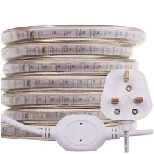GQL 4m LED Strip AC 220V 240V IP65 Waterproof 3014 SMD 120LEDs/m Commercial Rope Light, Blue Ribbon for Home Kitchen Cabinets Ceiling Garden Decorati