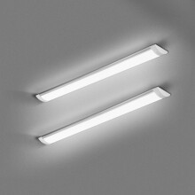 HUMIGA 2 Pack 2FT LED Batten Light, 20W 1800LM Slim Profile Wide Tube Lighting for Ceiling of Indoor Home Shop Office, Cool White 6500K