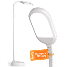 Kenley Daylight Lamp - Reading Light Floor Standing - Customizable Brightness Levels - Natural Sunlight with Adjustable Brightness - Standard Lamps f