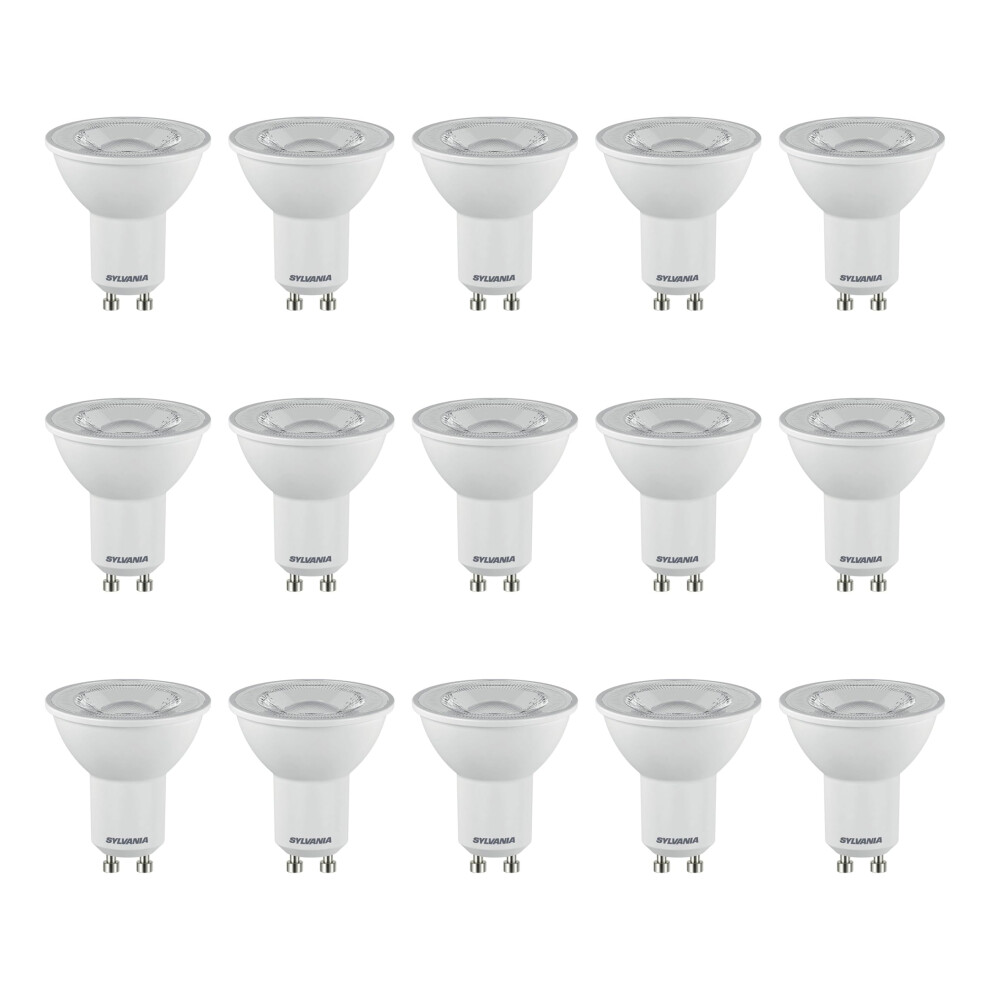 Sylvania Gu10 Led Bulbs, 4.2W, 345 Lumens, 50W Equivalent, Neutral 4000K - 5 Pack Light/White